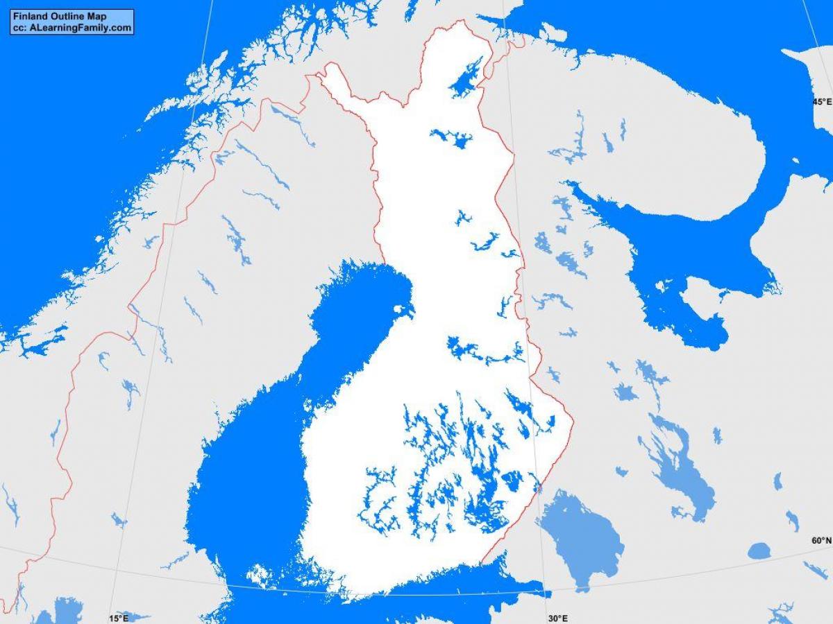 Mapa Finlandia eskema