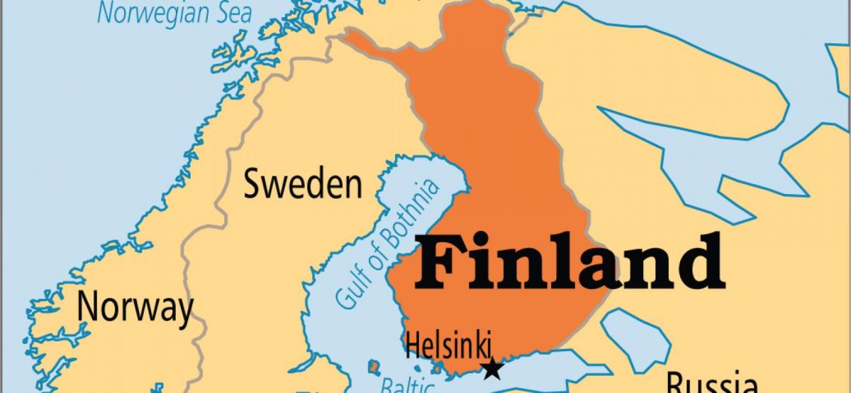 Mapa helsinki Finlandiako