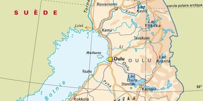 Mapa Finlandiako parke nazionalak